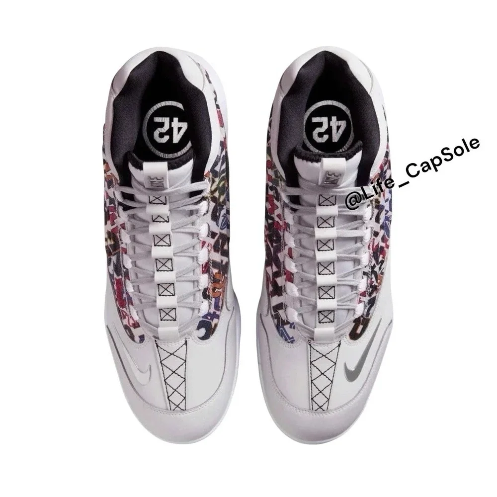 Size 12.5 Nike Griffey 2 MCS 'Jackie Robinson Day' HJ4509-001 Baseball Cleats